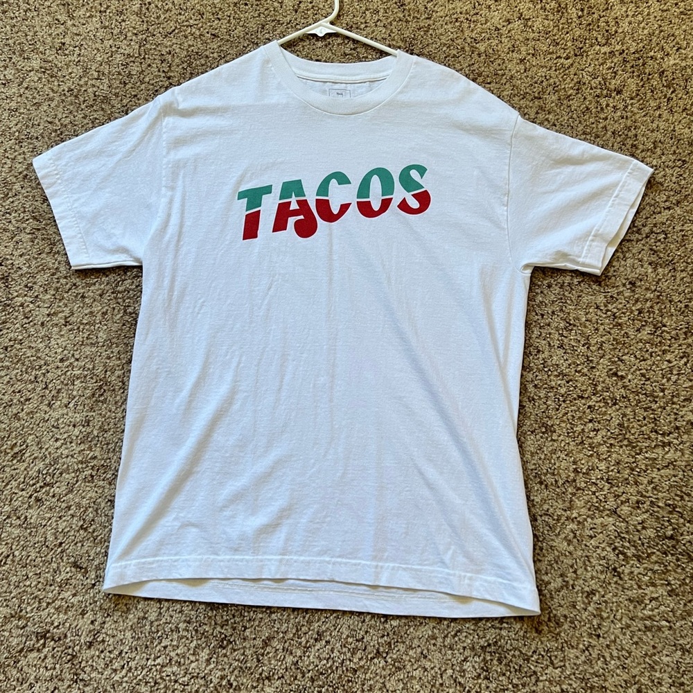 Tacos T Shirt White Mens Large Sonoratown LA